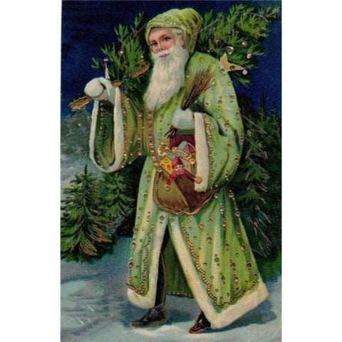 New Hot Sale Rhinestone Stitch Santa Claus Winter Diy Rhinestone Painting Kit VM8728 - NEEDLEWORK KITS