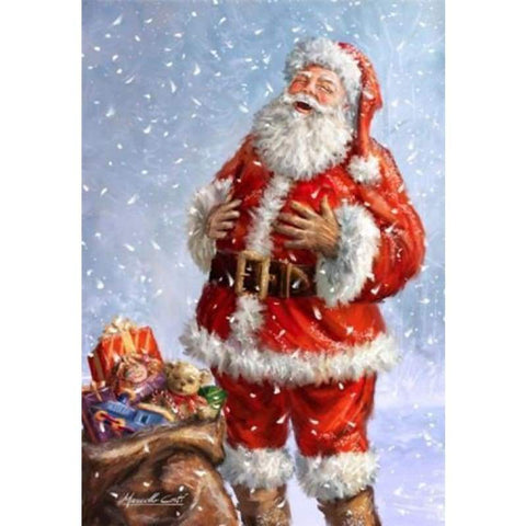 New Hot Sale Stitch Santa Claus Winter Diy Rhinestone Painting Kit VM8727 - NEEDLEWORK KITS
