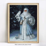 New Hot Sale Stitch Santa Claus Winter Diy Rhinestone Painting Kit VM8729 - NEEDLEWORK KITS