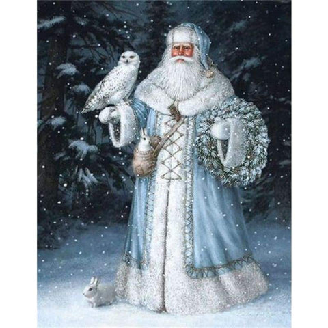 New Hot Sale Stitch Santa Claus Winter Diy Rhinestone Painting Kit VM8729 - NEEDLEWORK KITS