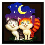 Full Drill - 5D Diamond Painting Kits Cartoon Cute Cats