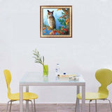 Full Drill - 5D Diamond Painting Kits Cool Owl On The