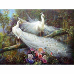 Full Drill - 5D Diamond Painting Kits Couple Peacock on the 