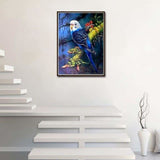 Full Drill - 5D Diamond Painting Kits Cute Bird Parrot on