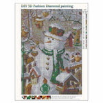 Full Drill - 5D DIY Diamond Painting Kits Cartoon Snowman - NEEDLEWORK KITS
