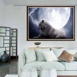 Full Drill - 5D DIY Diamond Painting Kits Dream White Wolf