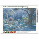 Full Drill - 5D DIY Diamond Painting Kits Winter Snowman