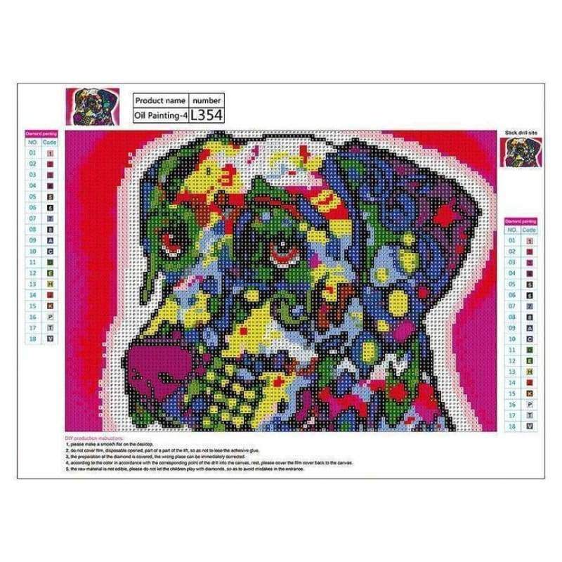 Full Drill - 5D DIY Diamond Painting Kits Cartoon Special Colorful Pet