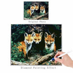 New Hot Sale Mosaic Decor Animal Fox Full Drill - 5D DIY 