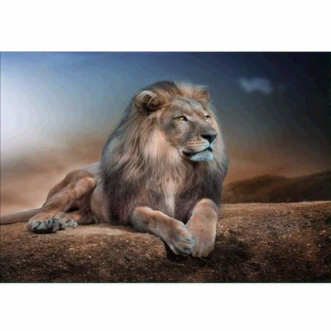 Special Animal Lion Portrait Full Drill - 5D Diy Diamond 