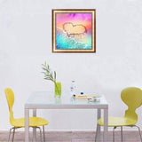 Full Drill - 5D Diamond Painting Kits Beach Love Heart - NEEDLEWORK KITS