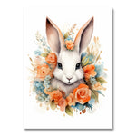 Floral Rabbit Delight (Diamond Painting)