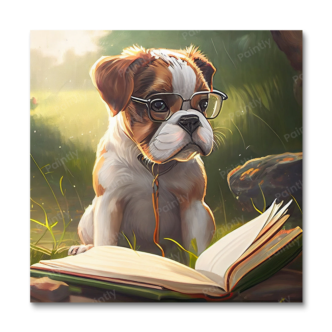 Smart Doggos III by Wyatt Reed (Diamond Painting) – Diamond Painting Kits