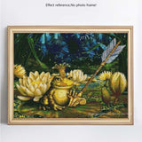 Full Drill - 5D DIY Diamond Painting Kits Cartoon Frog King 