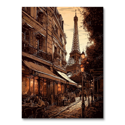 French Caf������ Flair (Diamond Painting)