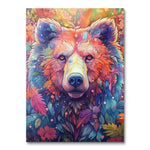 Psychedelic Bear III (Diamond Painting)