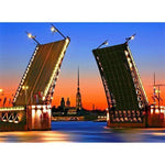 Full Drill - 5D DIY Diamond Painting Kits Night City Bridge - NEEDLEWORK KITS