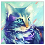 Full Drill - 5D DIY Diamond Painting Kits Dream Colorful Cat - NEEDLEWORK KITS