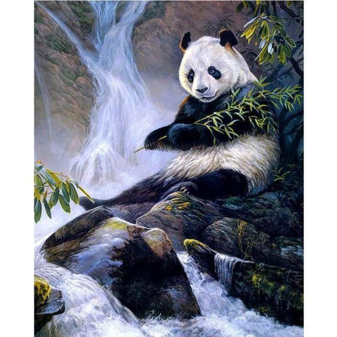 Hot Sale Cute Animal Panda Picture Full Drill - 5D Diy Diamond Painting Kits VM7850 - NEEDLEWORK KITS