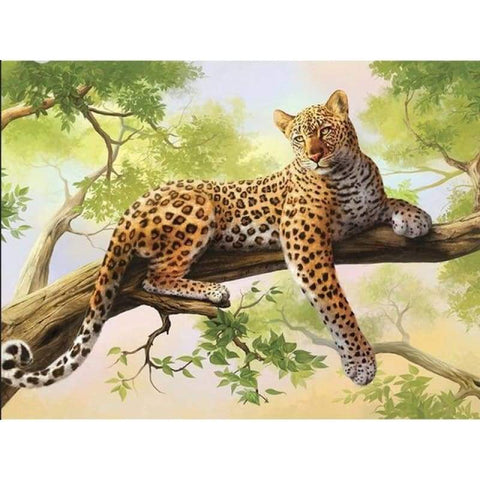 2019 Hot Sale Wall Decor Animal Leopard Portrait 5d Cross Stitch Kits VM8409 - NEEDLEWORK KITS