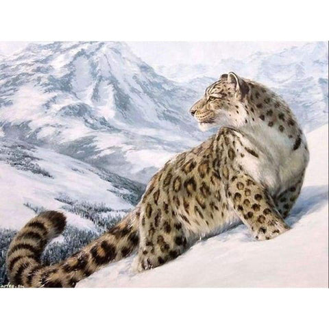 2019 Hot Sale Wall Decor Animal Leopard Portrait Diy 5d Cross Stitch Kits VM8407 - NEEDLEWORK KITS