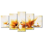 Large Size Multi Panel Golden Flower Full Drill - 5D Diy Embroidery Painting Kits VM7930 - NEEDLEWORK KITS