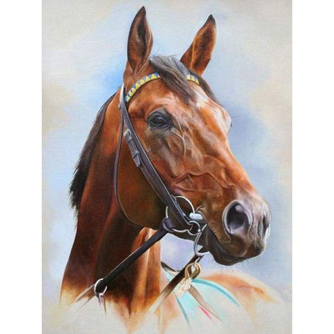 New Hot Sale Full Square Diamond Horse Painting  Kits VM20003 - NEEDLEWORK KITS
