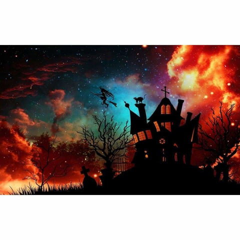 2019 New Hot Sale Halloween Grave Starry Sky 5d Diy 
