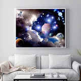 New Hot Sale Space Star Wall Decor Full Drill - 5D Diy Diamond Painting Kits VM7885 - NEEDLEWORK KITS