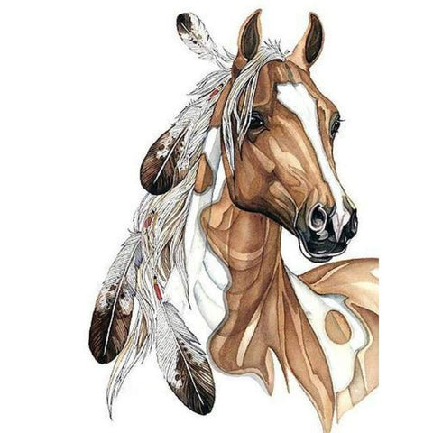 2019 Special Full Square Diamond Horse Cross Stitch Kits VM20017 - NEEDLEWORK KITS