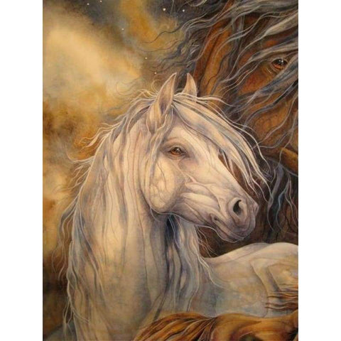 Special Full Square Diamond Horse Painting  Kits VM20001 - NEEDLEWORK KITS