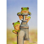Frogs on Tap - Full Drill Diamond Painting Kit - NEEDLEWORK KITS