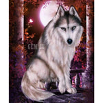 Wolf  Full Drill Diamond Painting - - NEEDLEWORK KITS