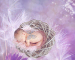 Baby In Wreath - Full Drill Diamond Painting - NEEDLEWORK KITS