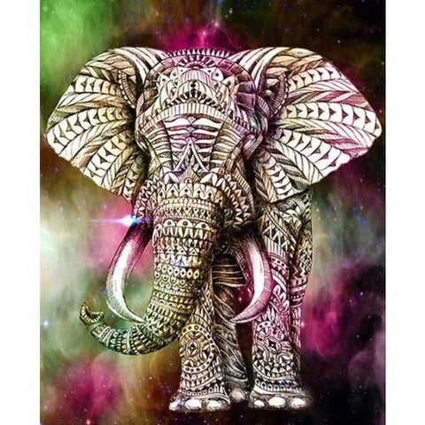 Batik Elephant - Full Drill Diamond Painting - Special Order