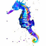 Full Drill - 5D DIY Diamond Painting Kits Cartoon Seahorse - NEEDLEWORK KITS