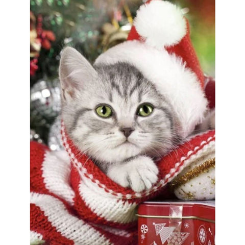 Christmas Kitty - NEEDLEWORK KITS