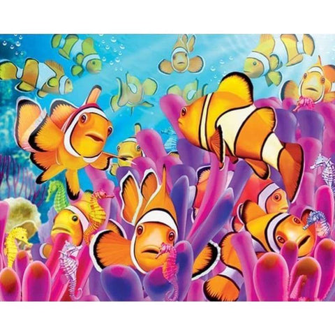 Colourful Fish- Full Drill Diamond Painting - Special Order 