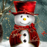 Full Drill - 5D DIY Diamond Painting Kits Cartoon Dream Snowman - NEEDLEWORK KITS