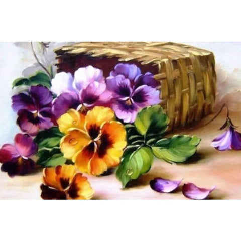 Fallen Pansies - NEEDLEWORK KITS