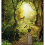 Full Drill - 5D DIY Diamond Painting Kits Fantasy Boy And Girl in the Forest - NEEDLEWORK KITS