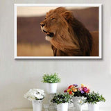 Full Drill - 5D DIY Diamond Painting Kits Fierce Lion - NEEDLEWORK KITS