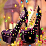 Full Drill - 5D Diamond Painting Kits Candy Shoes Icon