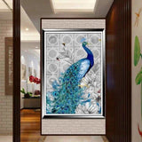 Full Drill - 5D DIY Diamond Painting Kits Blue Peacock - 5