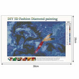 Full Drill - 5D DIY Diamond Painting Kits Cartoon Blue Dream
