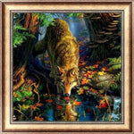 Full Drill - 5D DIY Diamond Painting Kits Cartoon Wolf