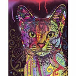 Full Drill - 5D DIY Diamond Painting Kits Colorful Cute Cat 