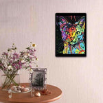 Full Drill - 5D DIY Diamond Painting Kits Colorful Cute Cat 