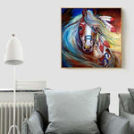 Full Drill - 5D DIY Diamond Painting Kits Colorful Horse 