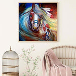 Full Drill - 5D DIY Diamond Painting Kits Colorful Horse 